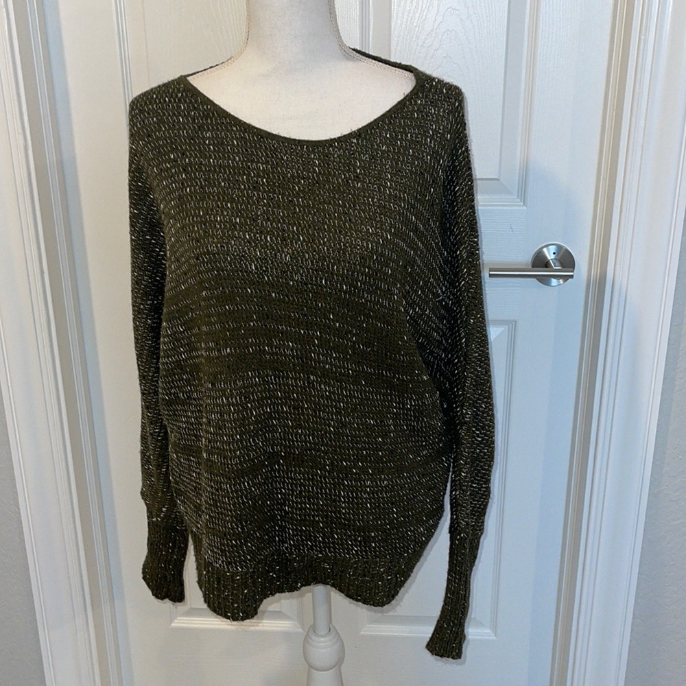 Cotton emporium knitted sweater green SZ small